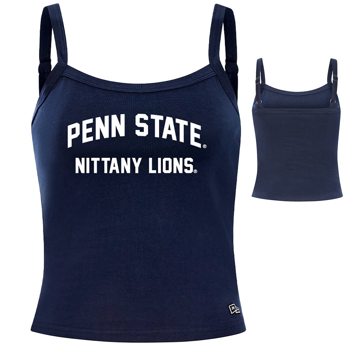 women's navy crop tank top Penn State Nittany Lions